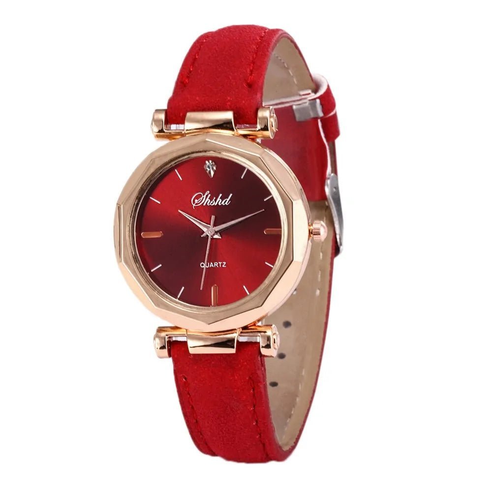 Fashion Women Leather Casual Watch BAMBY