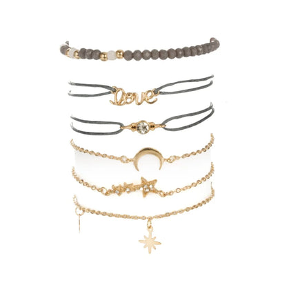 Tocona Boho Love Moon Bracelets for Women