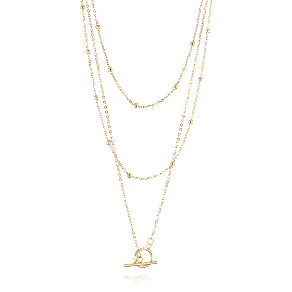 Long High-grade Gold-plated Necklace BAMBY