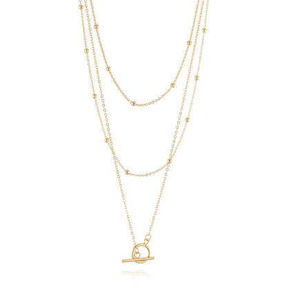 Long High-grade Gold-plated Necklace BAMBY