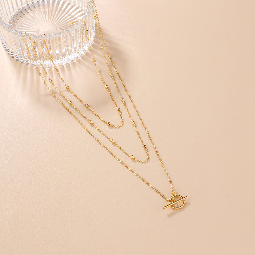 Long High-grade Gold-plated Necklace BAMBY