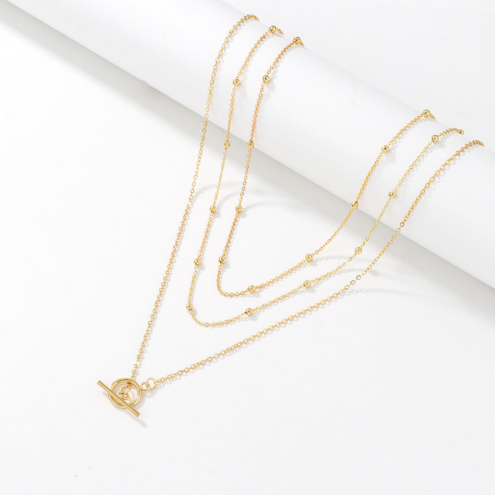 Long High-grade Gold-plated Necklace BAMBY