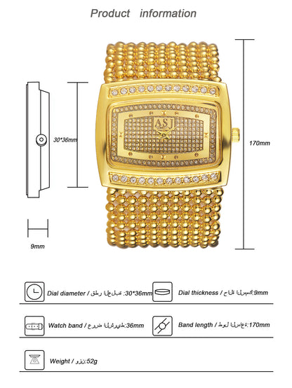 Middle East Luxury Women's Watch Atmospheric Diamond BAMBY