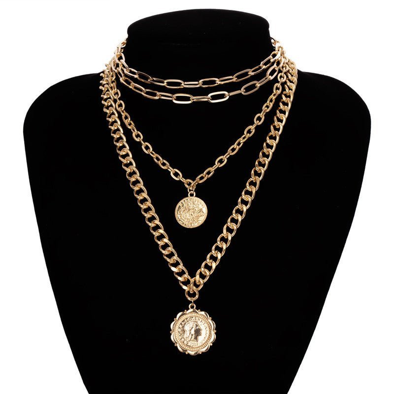 Multilayered Chunky Chain Necklace BAMBY