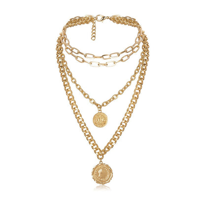 Multilayered Chunky Chain Necklace BAMBY