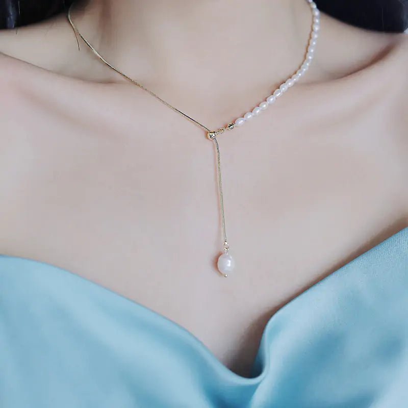 Pearl Chain Necklace BAMBY