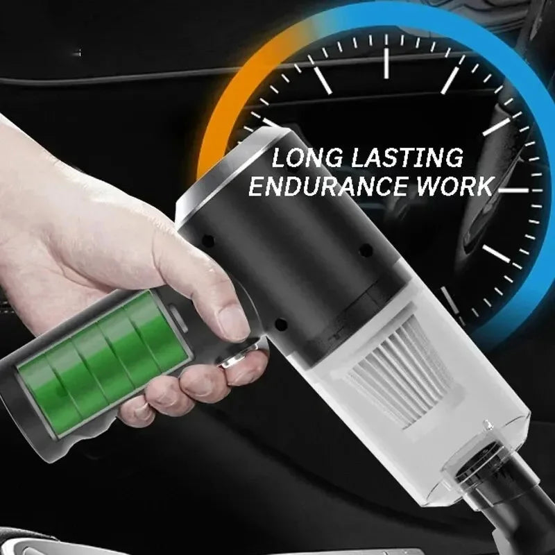 Car Vacuum Cleaner Portable Wireless Vacuum Cleaner Strong Suction 6000PA Handheld Vacuum Cleaner Powerful Blower for Car Home