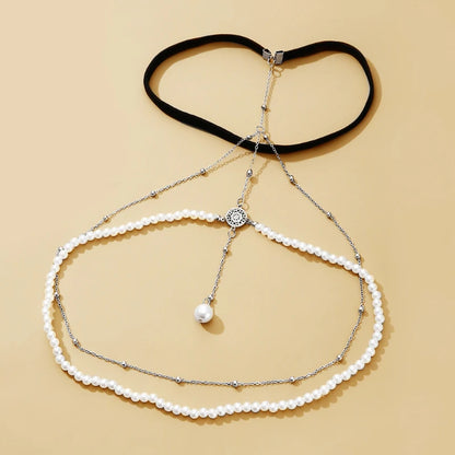 Fashion Pearl Leg Chain for Women