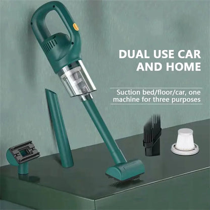 Wireless Handheld Vacuum Cleaner - Rechargeable, Cordless, for Home, Car & Pets