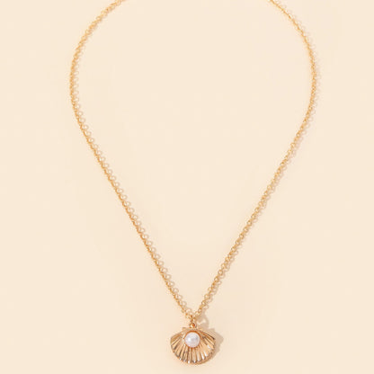 Shell Pearl Necklace For Women BAMBY