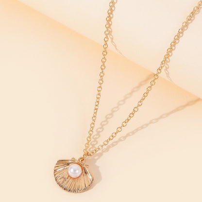 Shell Pearl Necklace For Women BAMBY