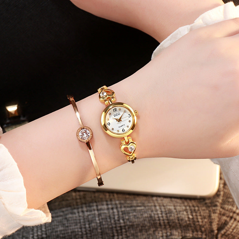 Simple Rhinestone Jewelry For Women Casual Watch BAMBY