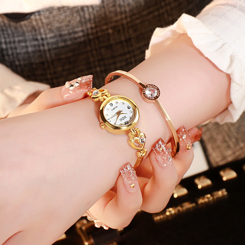 Simple Rhinestone Jewelry For Women Casual Watch BAMBY