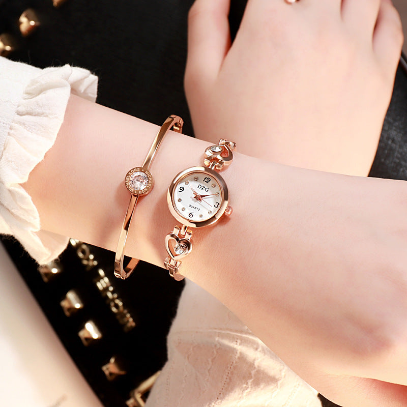 Simple Rhinestone Jewelry For Women Casual Watch BAMBY