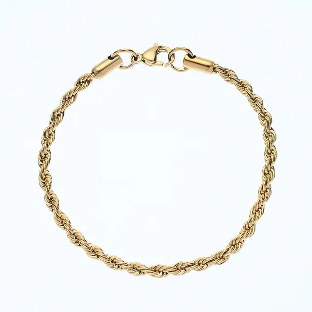 Twisted Rope Chain Bracelet BAMBY