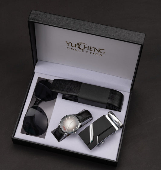 WatchCreative Valentine's Day Gifts Men's Suit Belt Glasses Men's Watch Business Gifts BAMBY